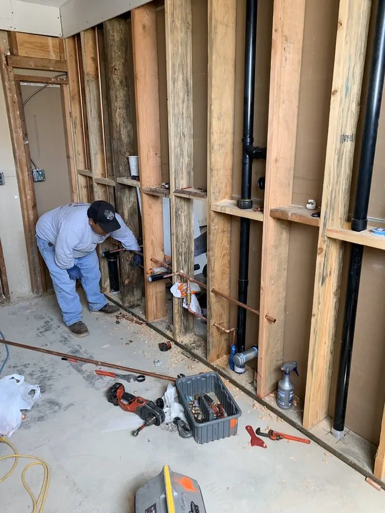 Commercial rough-in plumbing for Commercial Plumbing in Traverse City